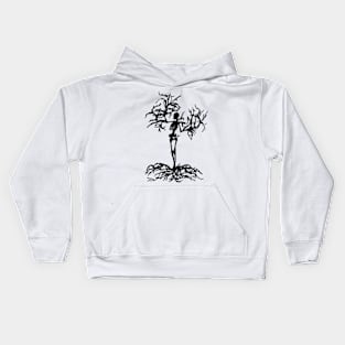 SKELETON TREE Kids Hoodie